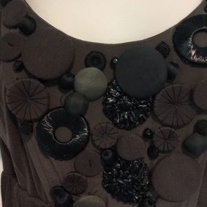 Anthropologie Mint Button Dress